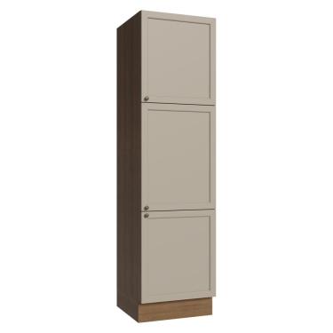 Imagem de Paneleiro 60 cm 3 Portas Rustic/Crema Vik Madesa