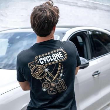 Imagem de Camisa Cyclone Gold Chains Metal, Preto, 5G