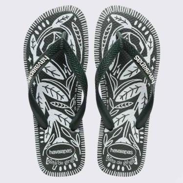 Imagem de Chinelo Havaianas Top Jardim Noturno - Verde-Feminino