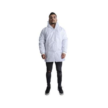 Imagem de Japona Frigorífica Térmica Nylon Capuz Maicol Ca 10975, Branco, P
