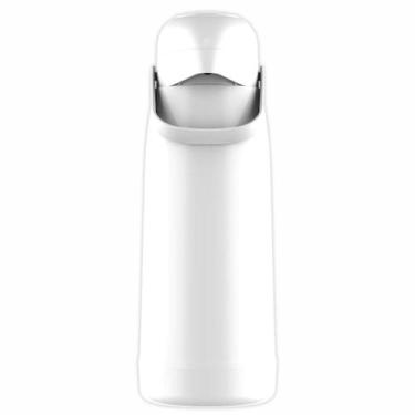 Imagem de Garrafa Térmica Pressão Magic Pump 1,8 Litro Branca Termolar - THERMOL