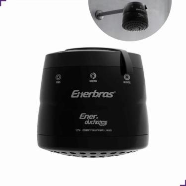 Imagem de Chuveiro EnerDucha Up Branco 3 Temperatura 5.500W 127V Enerbras, PRETO
