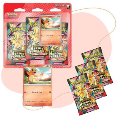 Imagem de Pokemon Heróis Excelsos Mega Evolução 19 Cartas PACK VERMELHO - Pokémo