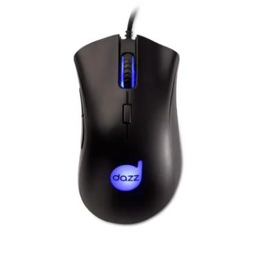 Imagem de Mouse Gamer Dazz Axon 3200dpi Rgb Usb 2.0 - Preto