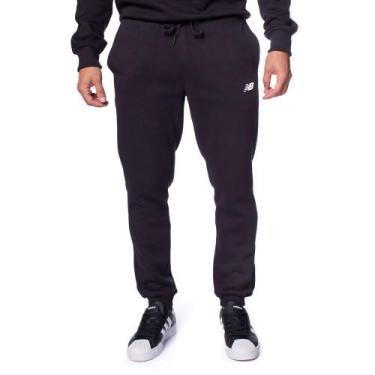Imagem de Calça de Moletom Masculina New Balance Essentials Preto, Preto, G