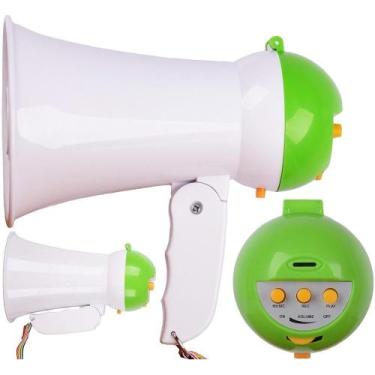 Imagem de Amplificador De Voz Portatil C/ Sirene Mini Megafone a Pilha - Yeet