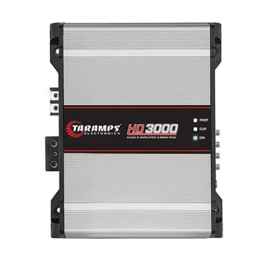 Imagem de Módulo de Potência Automotivo para Som Veicular HD3000 3000W RMS 1 Canal 2R Taramps