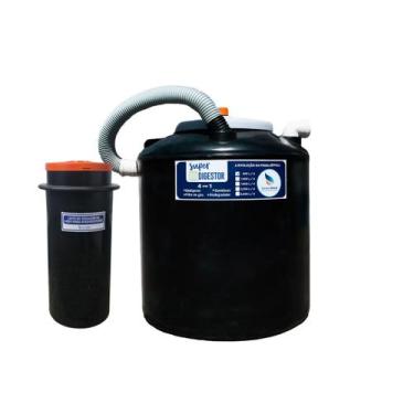 Imagem de Kit Fossa Biodigestora 600L/dia Vala de Infiltração e Leito 200l - San