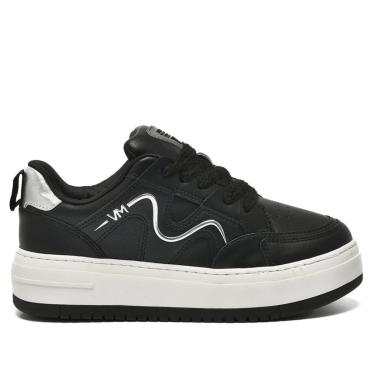 Imagem de Tênis Feminino Via Marte Casual Napa Preto-Feminino