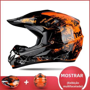 Imagem de Capacete de Motocross Feminino Adulto - Kask para Downhill, Off-Road e