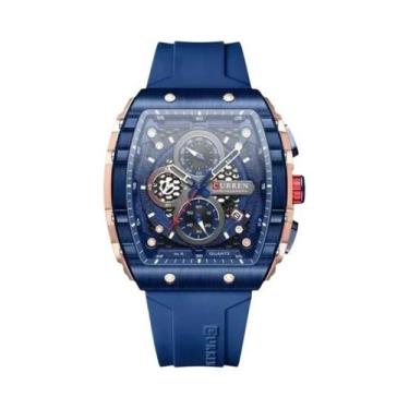 Imagem de Relógio De Pulso Masculino De Luxo Curren 8442 Com Cronógrafo, Mostrad