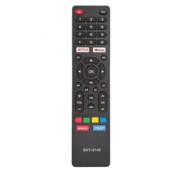 Imagem de Controle Remoto Compatível Com Tv Multilaser Smart 42 E 43 Televisão N