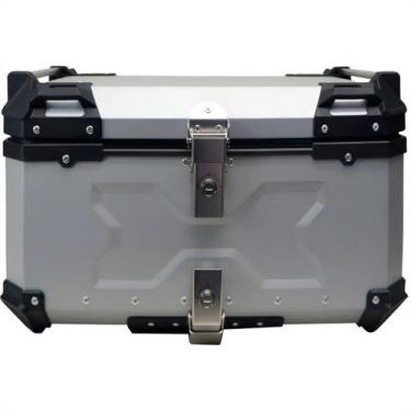 Imagem de Baú de Moto Traseiro Tronos 65L-T-X em Alumínio - Base Universal - 65 