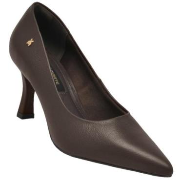 Imagem de Sapato Scarpin Via Marte 350-002-01 Feminino, Cafe, 36