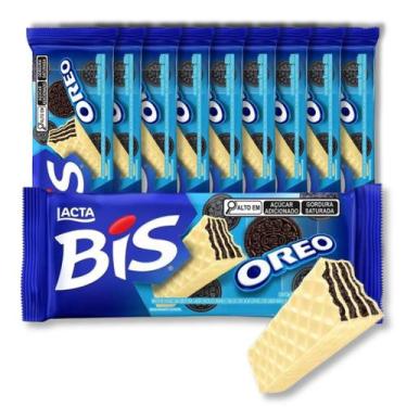 Imagem de Bis Oreo Chocolate Lacta Kit 10 Caixas com 16 unidades