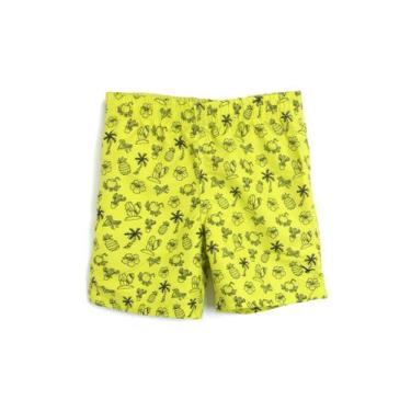 Imagem de Shorts Areia Branca Menino Beach Resort Amarelo, 16 anos