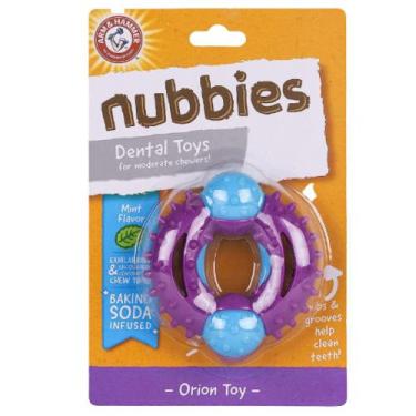 Imagem de Brinquedo Dental Nubbies Orion Toy Arm & Hammer Para Cães - Arm&hammer