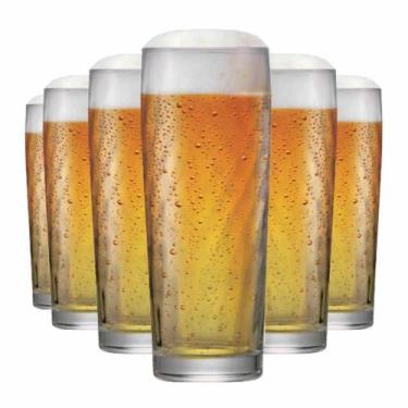 Imagem de Jogo Copos Cerveja Zurich Vidro 320ml 6 Pcs Ruvolo 630 ML