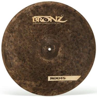 Imagem de Crash Ride Bronz Cymbals Roots Formula Series 20 em Bronze B20 by Oder