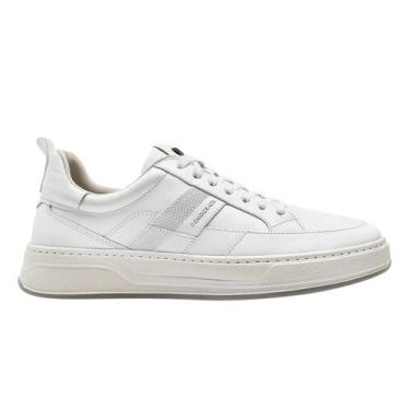 Imagem de Sapatênis Democrata Denim Bold 122116-007, Branco, 41