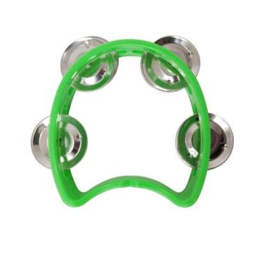 Imagem de Pandeiro Meia Lua Infantil 4" Verde Liverpool