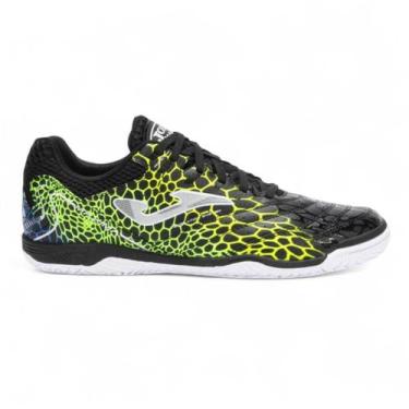 Imagem de Chuteira Futsal Joma Maxima Indoor Futsal, Preto, Verde, 41 BR