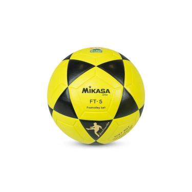 Imagem de Bola Mikasa Futvolei FT-5 Sintético Amarela Preta-Unissex