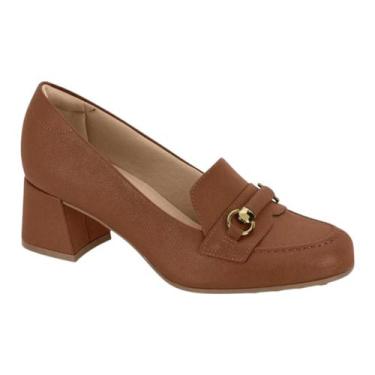 Imagem de Sapato Feminino Salto Grosso Baixo Mocassim Modare 7373.118, 37, Avela