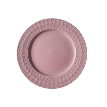 Imagem de Conjunto 6 pratos de Sobremesa em Porcelana Grace Rose 19cm Wolff