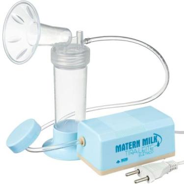 Imagem de Bomba tira leite elétrico 220 V - Azul - Matern Milk