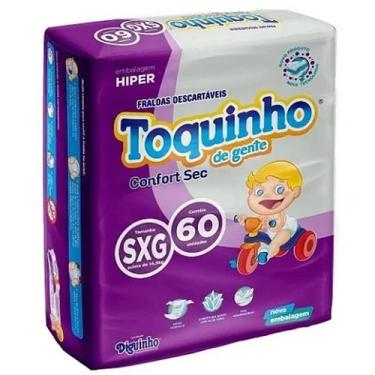 Imagem de Fralda Descartável Toquinho Confort Sec Pacote Hiper Econômico - Digui