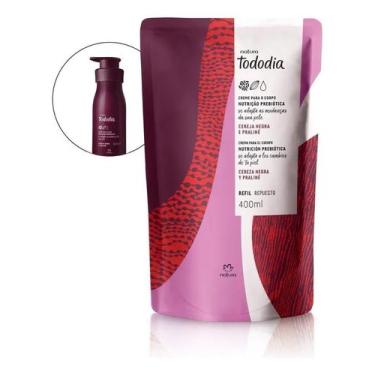Imagem de Refil Hidratante Corpo Cereja Negra e Praline Tododia 400ml - Natura
