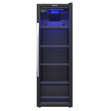 Imagem de Cervejeira Vertical Expositor Venax EXPVBL209 209L Porta de Vidro Preto Fosco 220V