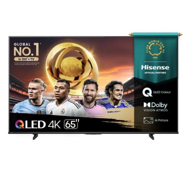 Imagem de Smart TV Hisense Vidaa Qled 4K Dolby Vision HDR Wi-Fi Bluetooth Preto 110V