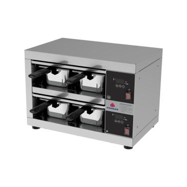 Imagem de Conservador de Proteínas Profissional Digital PRCPROT-04 Até 80ºC 4 Cubas 800W 220V Progás