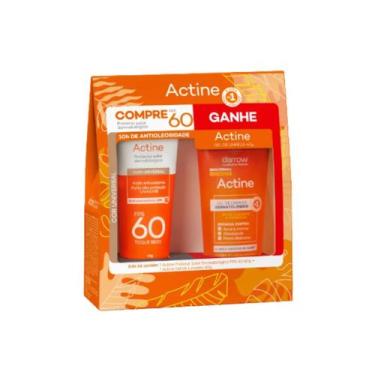 Imagem de Kit Actine Protetor Solar FPS 60 Color 40g + Gel de Limpeza 40g