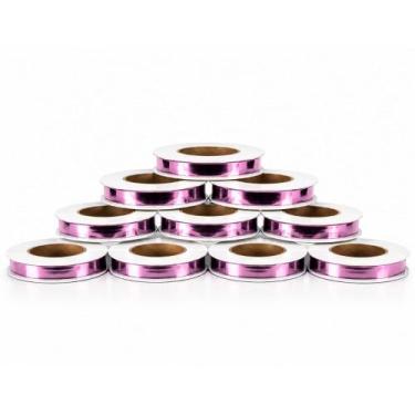 Imagem de Kit 10 Fitas Metaloide 10mm x 50 metros - Lantecor Escolha a Cor COR:R