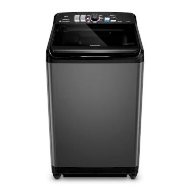 Imagem de Lavadora de Roupas Panasonic F150TA 15kg Automática Ciclone Smartsense Titânio 110V