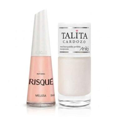 Imagem de Kit Esmalte Melissa Risqué + Meu Branquinho Perfeito Anita - Risque