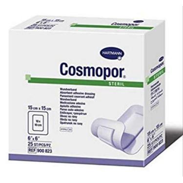Imagem de Curativo Estéril Cosmopor 15x15 cm Pacote com 25 Unidades