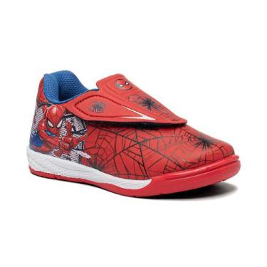 Imagem de Chuteira Infantil Menino Disney Spider-Man Antiderrapante, Vermelho, 2