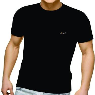 Imagem de Camiseta Masculina Preto Estampada Rotina Urbano Esporte - Hifen
