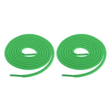 Imagem de DYNWAVE Cadarços de Cadarços de Cadarços para 1 Par de Cadarços Brancos Vermelhos para Botas Tênis de Caminhada, Verde, como descrito