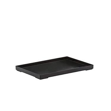 Imagem de Bandeja Acrílica Paramount 25x17x2cm Preta