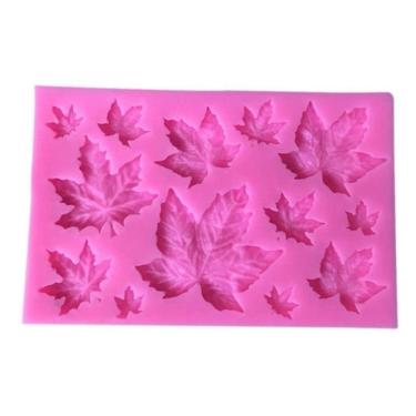 Imagem de Molde De Silicone Folhas