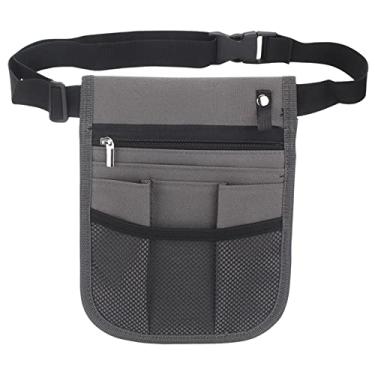Imagem de Bolsa de enfermeira, bolsa de cinturo de enfermagem organizadora de utilitários para veterinários, CINZENTO