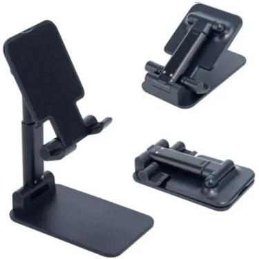 Imagem de Suporte De Mesa Celular Tablet Ajustável Universal Dobrável