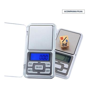 Imagem de Balança Portátil De Precisão Digital Escala 0 A 500 Gramas
