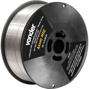 Imagem de Arame Mig 0,8Mm 1Kg Sem Gás Para Mm150 - Vonder