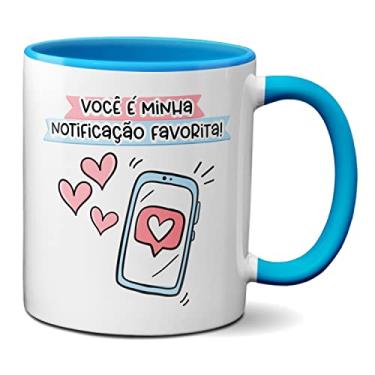 Imagem de Caneca Namorados Apaixonados Penso Em Você 25 Horas Por Dia (Azul)